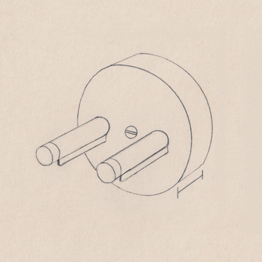 hyla premium guitar wall hanger design pencil drawing