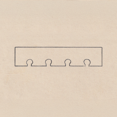 olin top view guitar stand display drawing