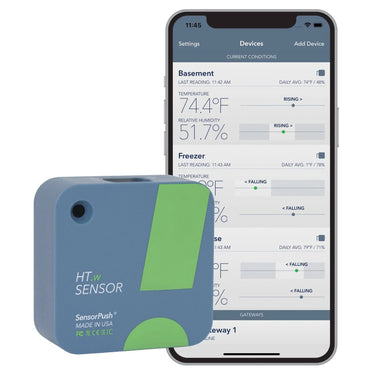 SensorPush HT1 Temperature and Humidity Smart Sensor