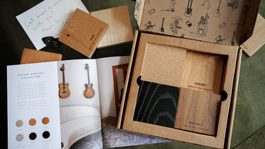 music room design wood sample kit 